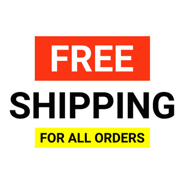 Free shipping delivery offer banner.