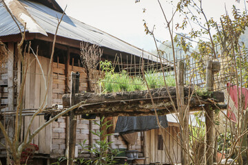 old wooden house