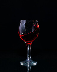glass of red wine