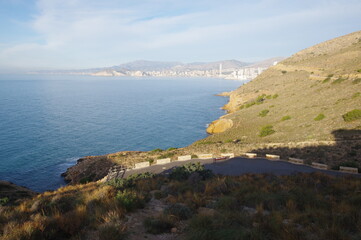 Obraz premium Naturaleza de Benidorm, paraiso de vacaciones