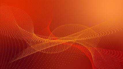 クリスマスカラーに輝く光の赤グラデーション背景 Wall Mural Rrice