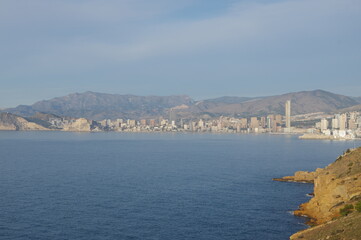 Fototapeta premium Naturaleza de Benidorm, paraiso de vacaciones