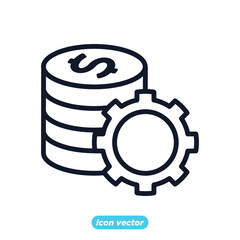 finance management linear icons. Data Analysis symbol template for graphic and web design collection logo vector illustration
