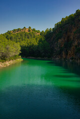 The Sichar reservoir in Ribesalbes, Castellon