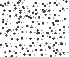 black and white polka dot pattern background, web icon, symbol, sign, romantic wedding, love card - vector abstract background vector.
