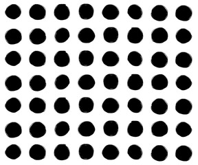 Hand drawn circle line sketch. Vector set circular scribble doodle round circles,  message note mark design element. Pencil, pen, graffiti bubble, ball draft illustration. - Vector