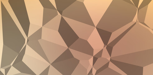 Polygonal background. Colorful wallpaper with geometric design. Digital 3d illustration.