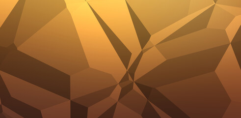Obraz premium Polygonal background. Colorful wallpaper with geometric design. Digital 3d illustration.
