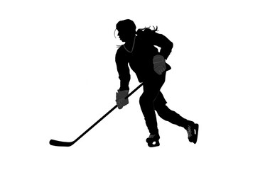 Female Ice Hockey Player