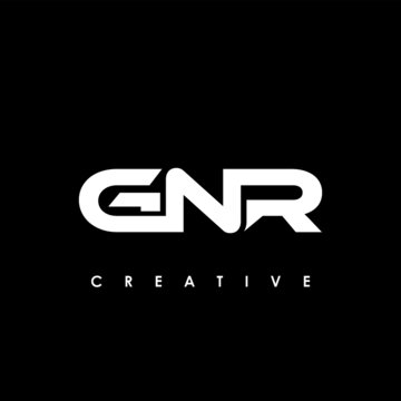 GNR Letter Initial Logo Design Template Vector Illustration