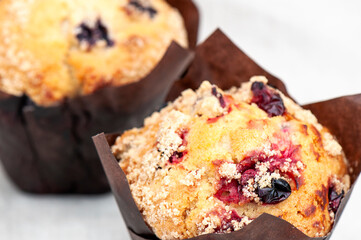 Close up of Cranberry Muffin