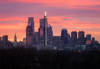 Sunrise over Philadelphia 