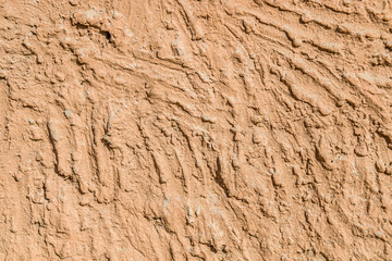 Old clay wall as background