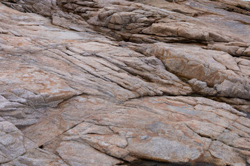 Rock stone at seaside close up
