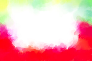 Watercolor strokes on surface. Artistic background image. Abstract painting on canvas. Brushstrokes. Contemporary art. Colorful texture of hand made artwork. Modern painting.