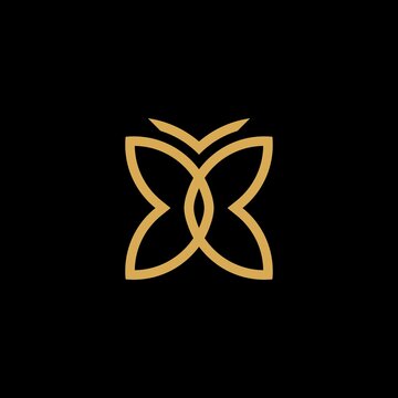 Butterfly Logo Design Inspiration, Vector illustration