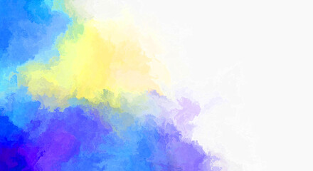 Watercolor painted background. Abstract Illustration wallpaper. Brush stroked painting. 2D Illustration.