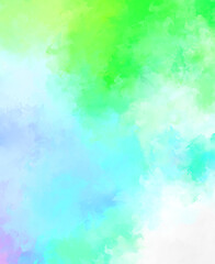 2D illustration of colorful brush strokes. Decorative texture painting. Vibrant paint pattern backdrop.