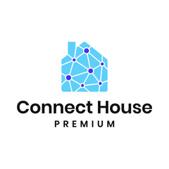 Fototapeta premium Connect house logo
