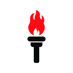 Torch fire icon