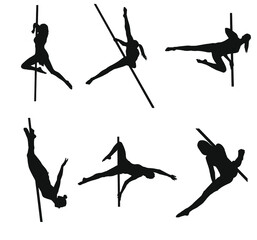 silhouettes of people dancing