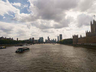 Fototapeta premium London Bridge's view of the boats.