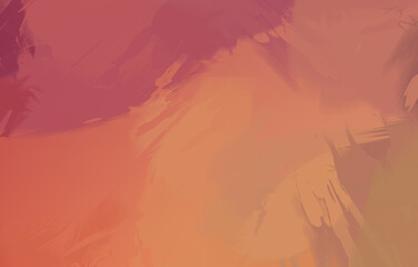 Abstract background of colorful brush strokes. Brushed vibrant wallpaper. Painted artistic creation. Unique and creative illustration.