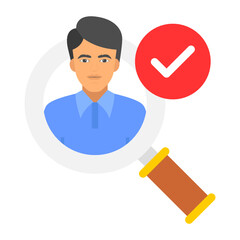 The Evolution of the Candidate Funnel concept vector color icon, Recruitment Process Design, hrm symbol on white background, Finding Talented Employee Sign, Job Seeker sign