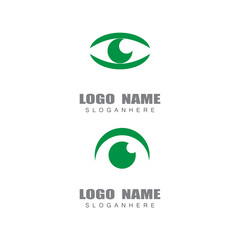Eye Care vector logo design