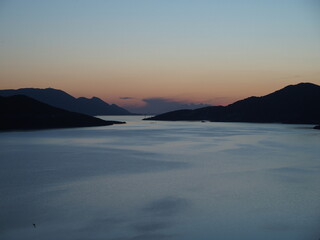 Sunset over Neum Bay, Bosnia Herzegovina
