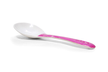 Rice Ladle on white background with clipping path.