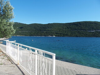 Bank promenade of Neum, Bosnia Herzegovina