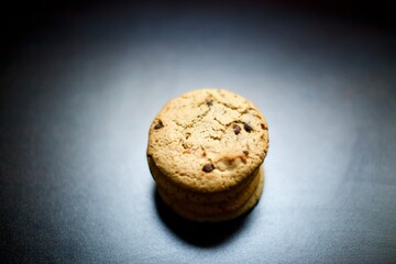 chocolate chip cookies on a plate
