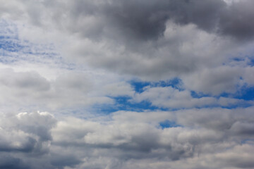 Dark storm clouds before rain.