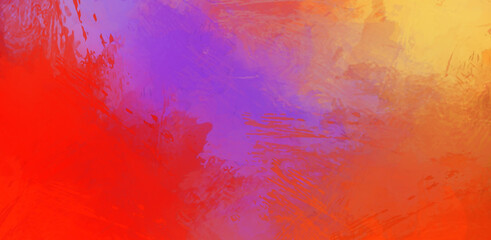 Brushed Painted Abstract Background. Brush stroked painting. Artistic vibrant and colorful wallpaper..
