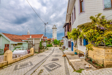 Anadolu Feneri Village view in Istanbul