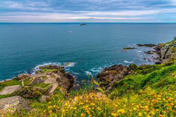 Anadolu Feneri Village beach view in Istanbul