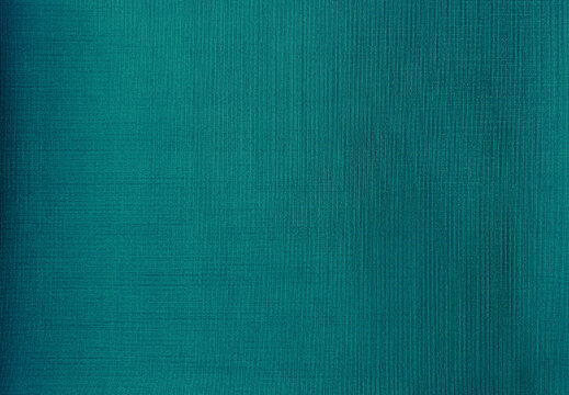 close up detail of teal green fabric texture background. interior curtain fabric texture background. texture of fabric jean texture background