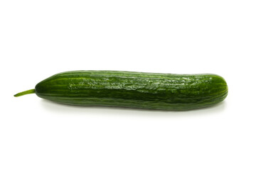 Cucumber isolated on white background.