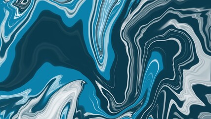 Abstract marble blue texture , Closeup of the watercolor texture ,Color pattern background 