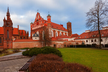 Fototapeta na wymiar St. Anne's Church (Vilnius, Lithuania)