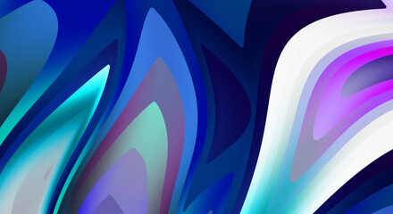 Abstract background with fluid colorful gradient. 2D illustration of modern urban graphic. Graffiti design inspired wallpaper.