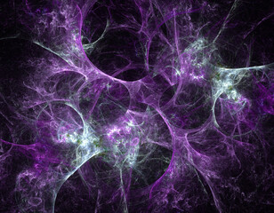 Computer generated background of abstract fractal shapes
