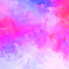 Obraz premium Wall art. Unique and creative illustration. Brush stroked painting. Abstract background of colorful brush strokes. Brushed vibrant wallpaper. Painted artistic creation.