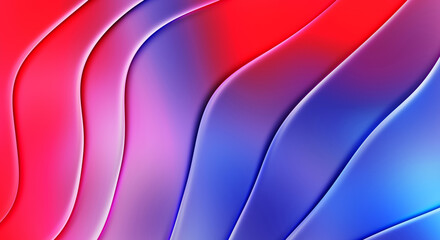 Abstract pattern glossy color background. Vibrant colorful wavy texture wall. Creative and beautiful wallpaper.