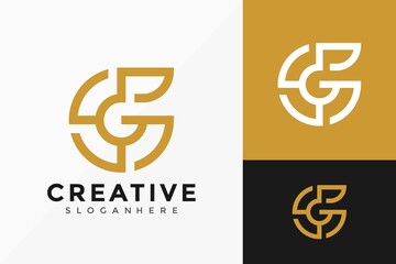 Letter G Elegant Logo Design, Creative modern Logos Designs Vector Illustration Template