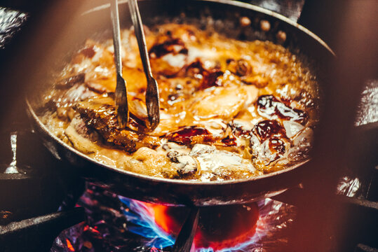 chef preparing food