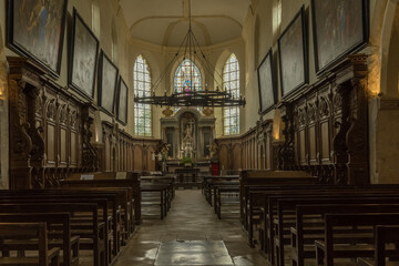 Fototapeta premium Abteikirche in Hautvillers in Frankreich
