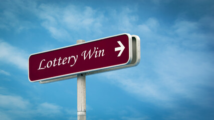 Street Sign to Lottery Win