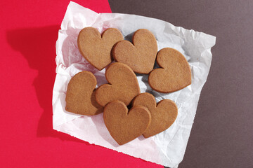 Heart shaped cookies